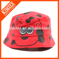 Cheap and fashion tie dyed bucket hat with logo patch